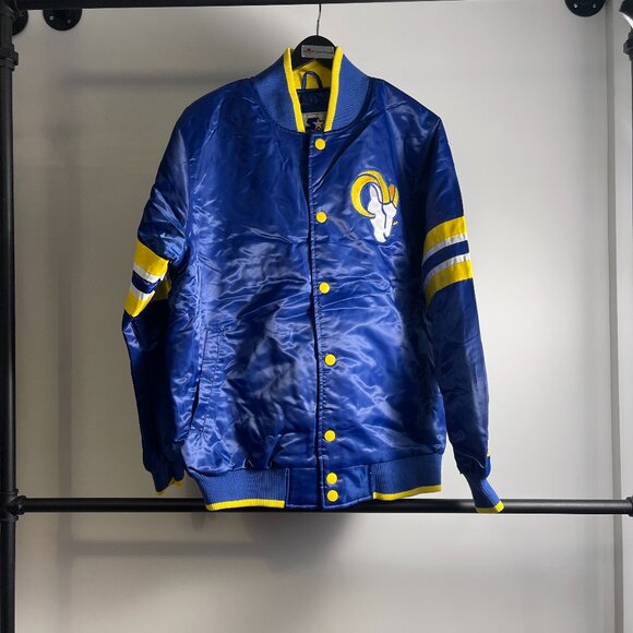 Men's Starter Los Angeles Rams Jacket Size L - Picture 1 of 2